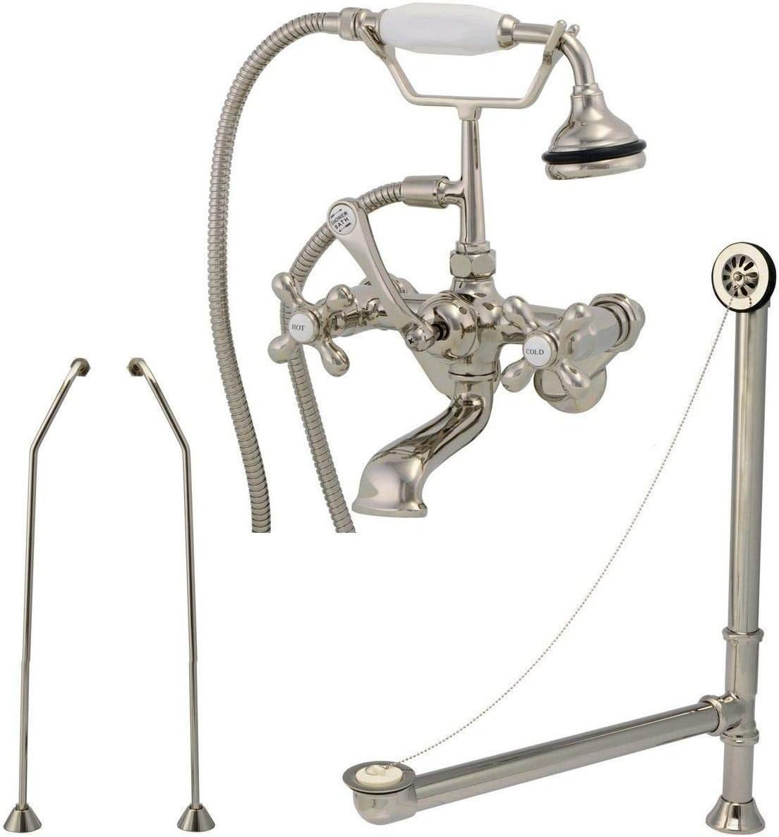 Vintage Tub & Bath Tub Wall Mount Tub Faucet Set