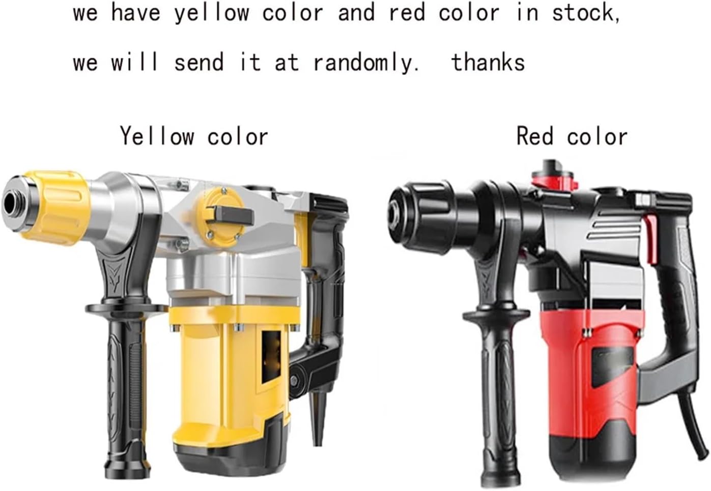 2580W Heavy Impact Electric Hammer Concrete Breaker 30S Quickly Breaks Industrial Power Tools