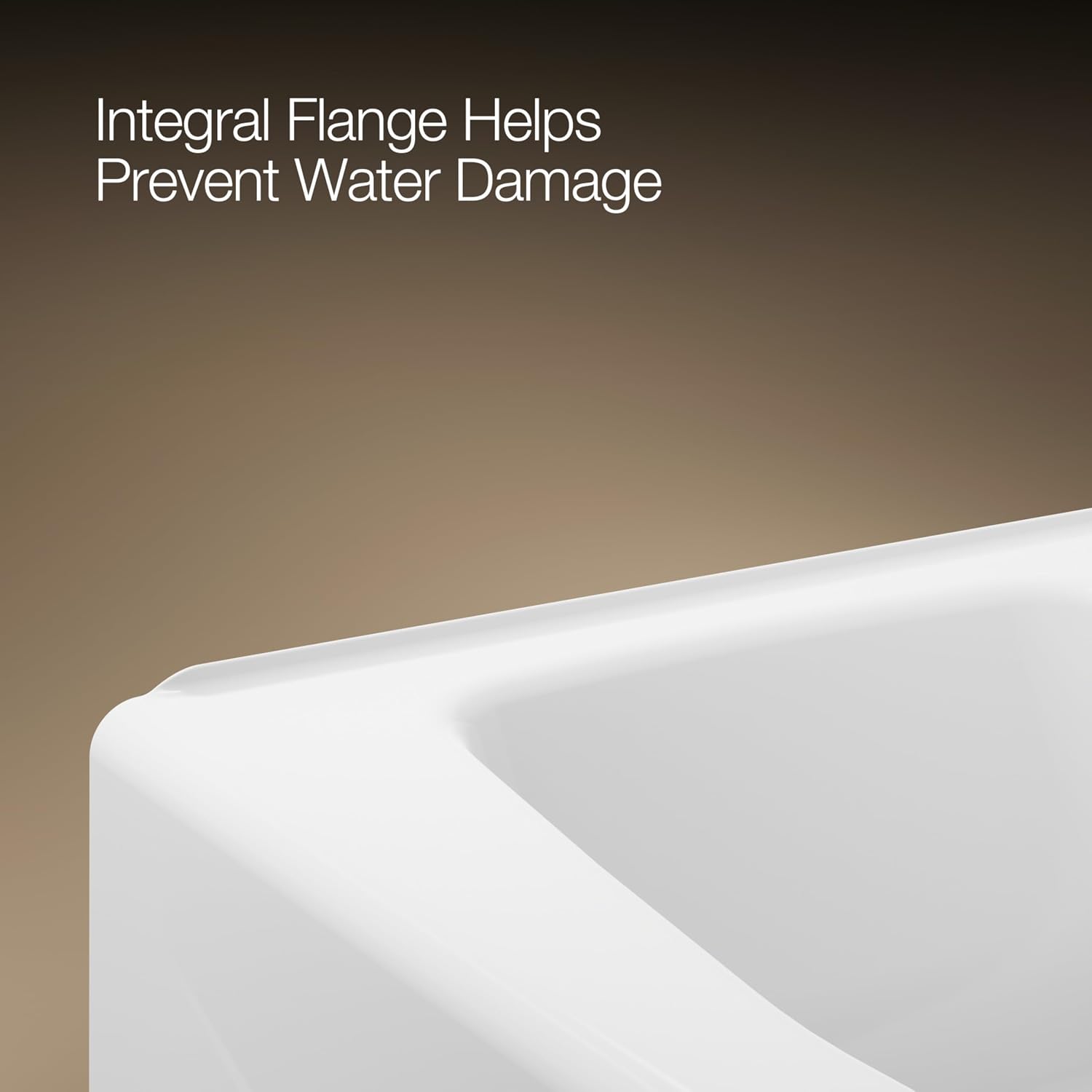Kohler K-714-0 Villager Bath with 4-Inch Ledge and Right-Hand Drain, Cast Iron, White