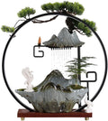 GUERNSEY Tabletop Fountain Tabletop Fountains Creative Water Fountain Ornaments Home Living Room Desktop Decoration Fountain Indoor Waterfall Feature Indoor Fountain