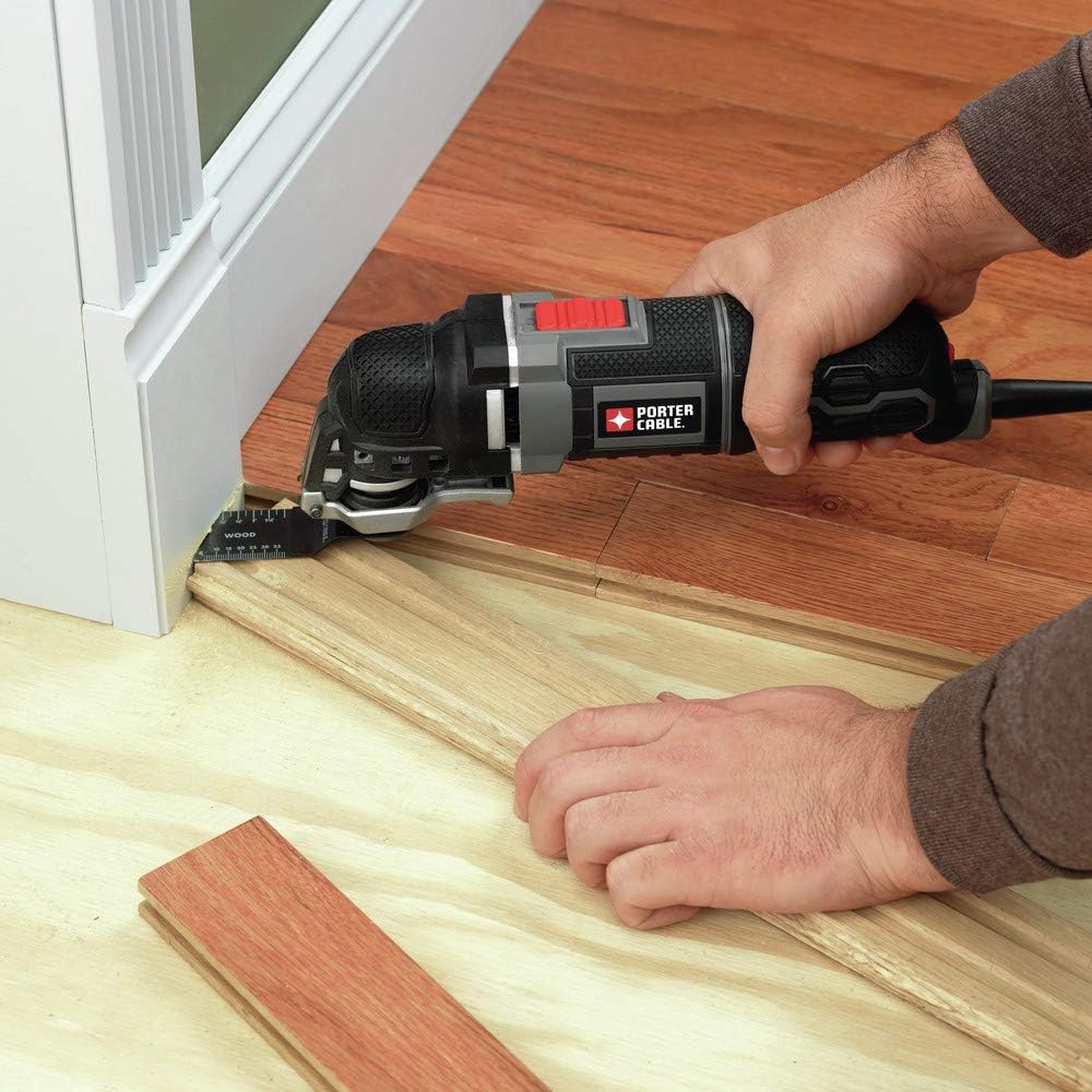 PORTER-CABLE Oscillating Tool Kit with 31-Piece Accessories, 3-Amp (PCE605K)