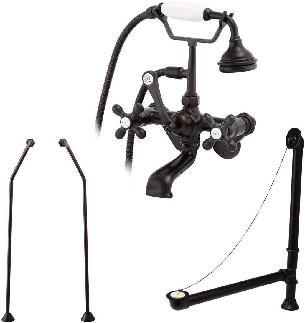 Vintage Tub & Bath Tub Wall Mount Tub Faucet Set