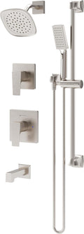 Verity HydroMersion Double Handle Tub and Shower Trim Kit with Hand Spray