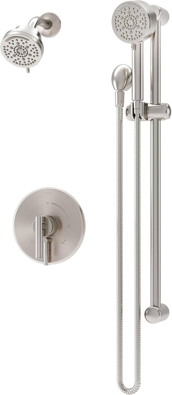 Symmons Dia HydroMersion Single Handle Shower Faucet Trim Kit with Hand Spray - 2.0 GPM