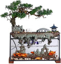 GUERNSEY Tabletop Fountain Tabletop Fountain Flowing Water Ornaments Rockery Fountain Circulating Water Creative Simple Home Office Desktop Fish Tank Indoor Fountain