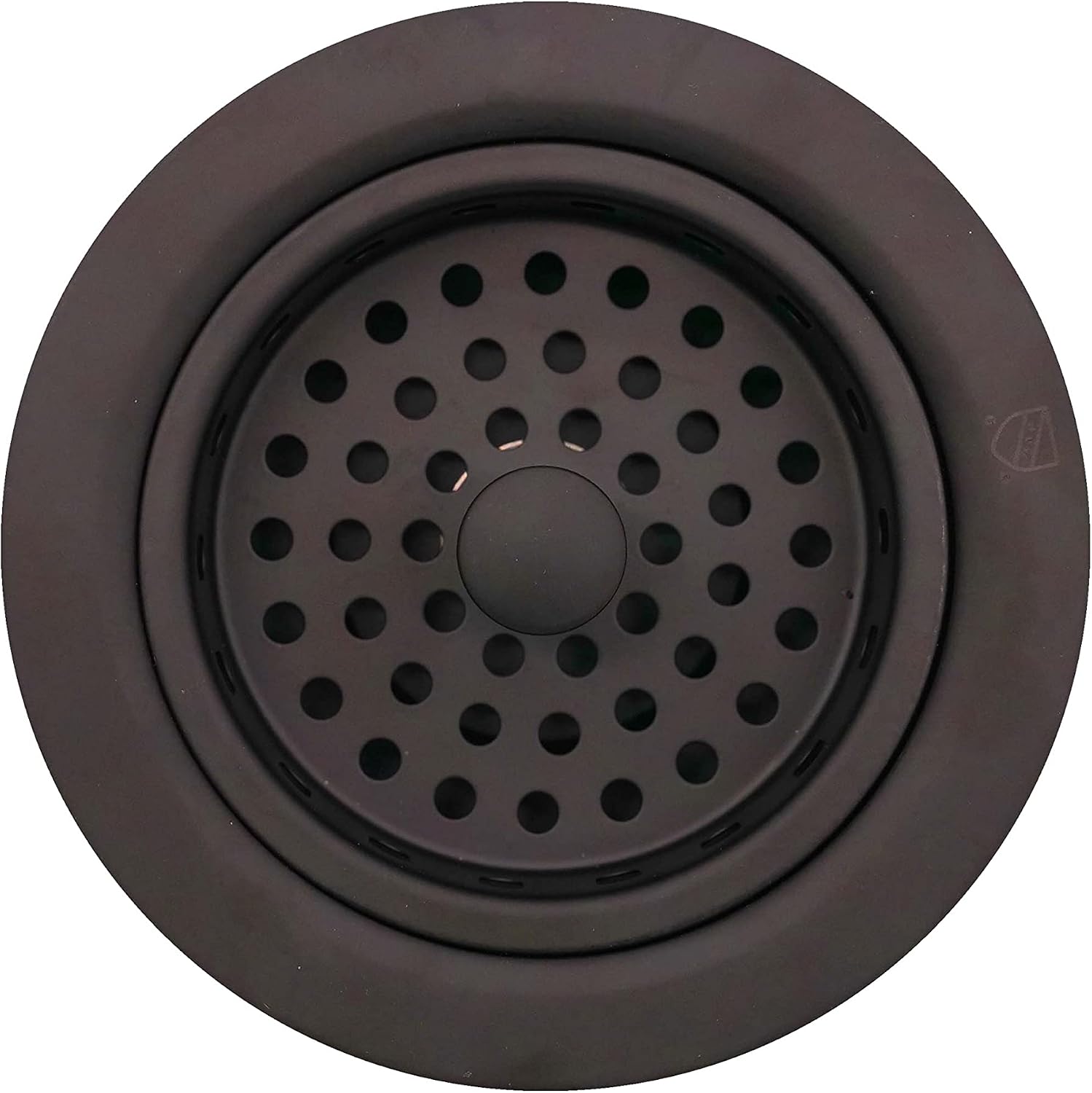 Westbrass CO2165S-12 COMBO PACK 3-1/2' Post Style Large Kitchen Sink Basket Strainer and Waste Disposal Drain Flange with Basket Strainer, Oil Rubbed Bronze