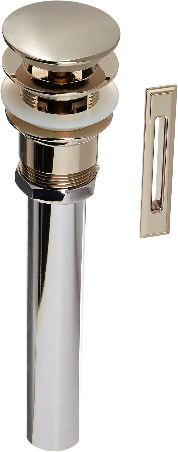 American Standard 1614305.013 Drain and Overflow Cover Kit, Polished Nickel Pvd