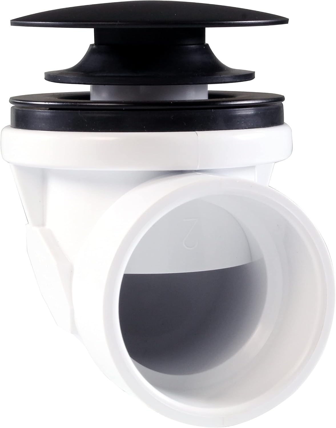 Westbrass 493244H-12 14' Sch. 40 PVC Bath Waste & Overflow Assembly with Illusionary Faceplate and Tip-Toe Drain Plug, Oil Rubbed Bronze (4-Pack)