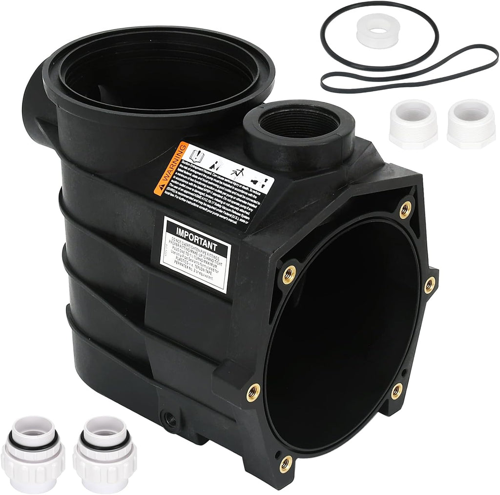 SPX3120AAZ Threaded Style Pump Housing and Strainer with Drain Plugs fit for Hayward Super II 2 Pump SP3000 SP3000X Series, 2 by 2 Inch