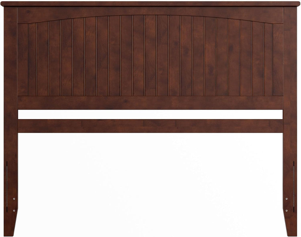 AFI, Nantucket Queen Solid Wood Panel Headboard, Walnut