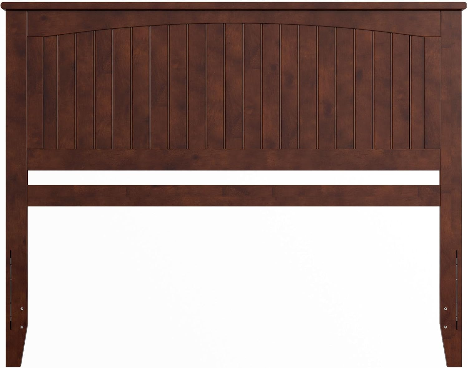 AFI, Nantucket Queen Solid Wood Panel Headboard, Walnut
