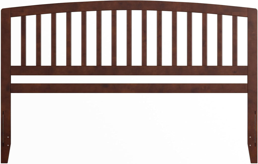 AFI, Richmond Slatted King Solid Wood Headboard, Walnut