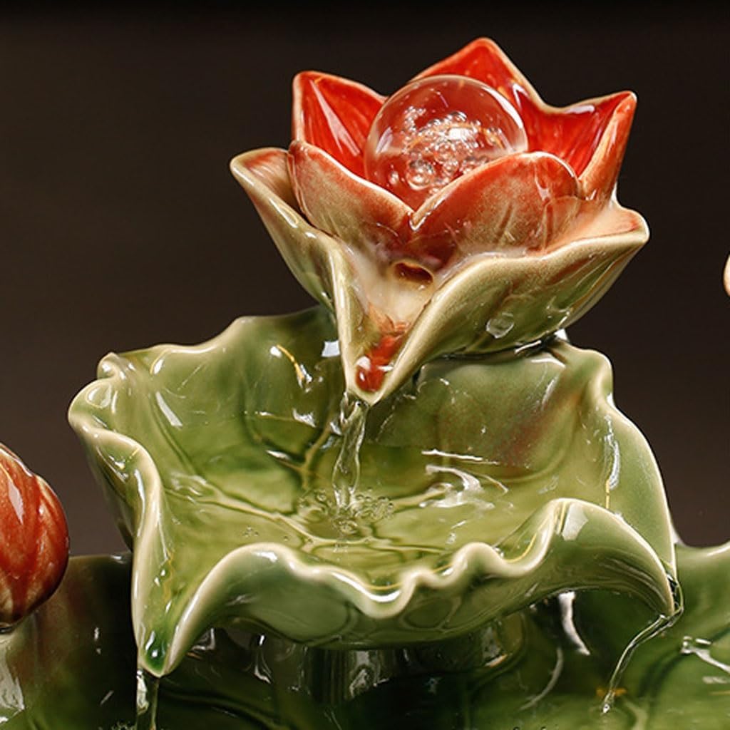 GUERNSEY Tabletop Fountain Tabletop Fountains Chinese Style Water Ornaments Office Creative Desktop Fountain Ornaments Living Room Porch Decorative Fountain Indoor Fountain