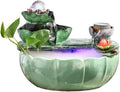 GLigeT Tabletop Fountain Home Decoration Decorations Office Desktop Living Room Wealth Generating Water Dispenser Interior Circulation Rockery Fountain Decorations Water Fountain Decor(Small)