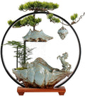 GUERNSEY Tabletop Fountain Chinese Style Water Fountain Ornaments for Home Living Room Decoration Creative Desktop Fountain Ornaments Tabletop Fountains Indoor Fountain