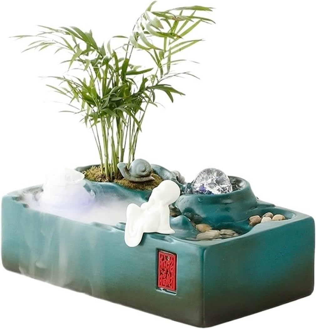 Tabletop Tabletop Fountain Relaxation Water Feature Chinese Circulating Ornaments Decor