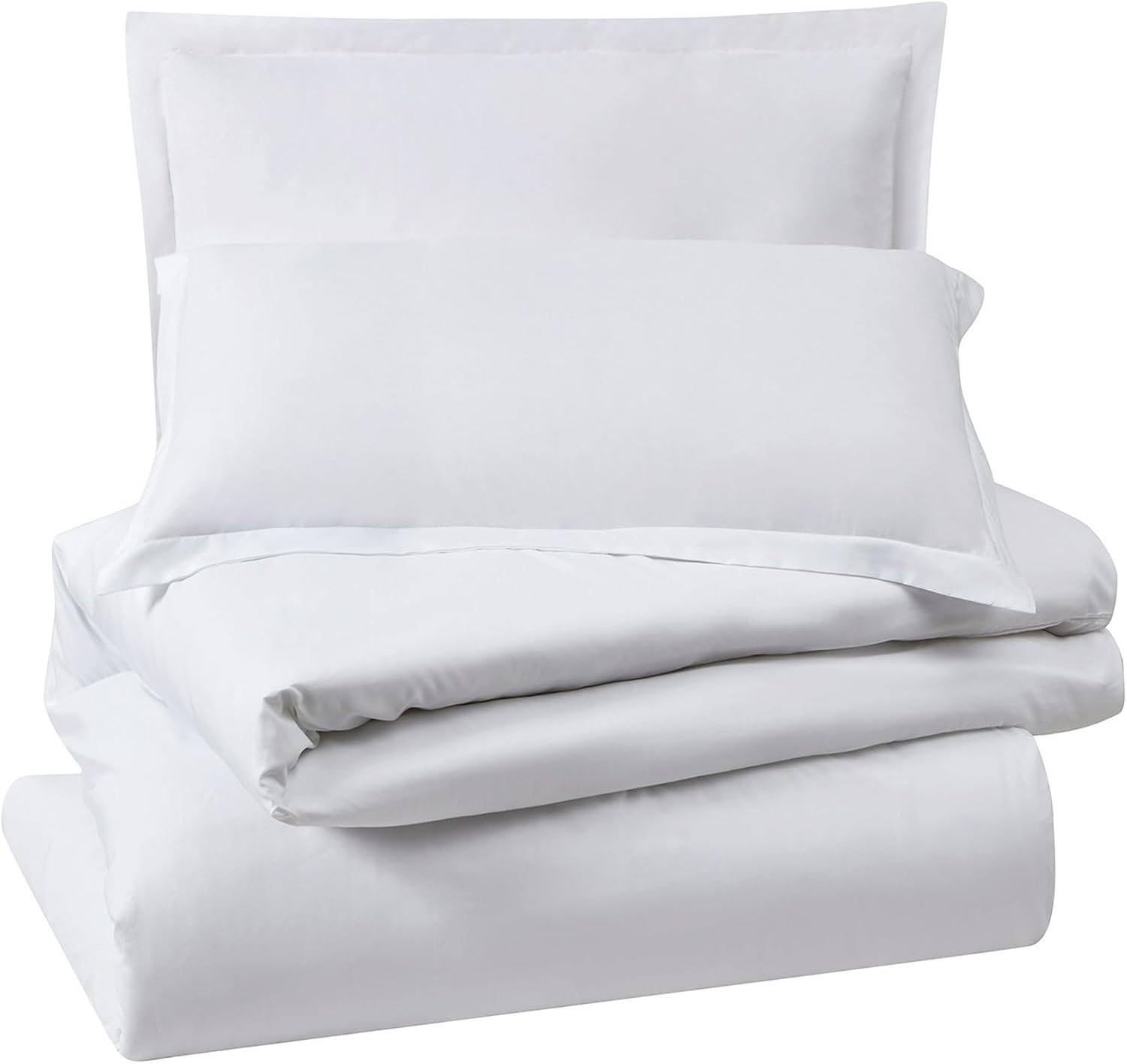 Premium 1-Piece Queen Size Duvet Cover – 800 Thread Count Pima Cotton, Heavyweight Fabric, Zipper Closure & Corner Ties, Ultra Soft & Durable (White)