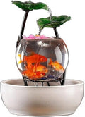Tabletop Luxury-Style Fish Tank Water Ornament Tabletop Fountains Home Office Desktop Decorations Decor