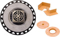 Schluter Kerdi-Drain ABS Classic Shower Drain Kit with Integrated Bonding Flange - Provides Drainage Solutions for Tiled Showers - 4' Stainless Steel Grate, Square, 2' Outlet - KD2/ABS/E
