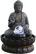 GRFIT Indoor Fountain Living Room Attracts Wealth Ornaments Decorative Fountain Coffee Table Lobby Office Desk Decorations Water Cycle Flowing Landscape Tabletop Fountain