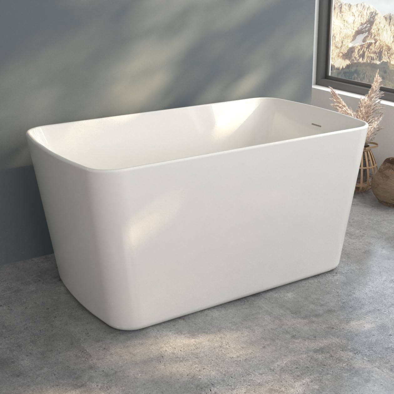 59 Inch Freestanding Bathtub