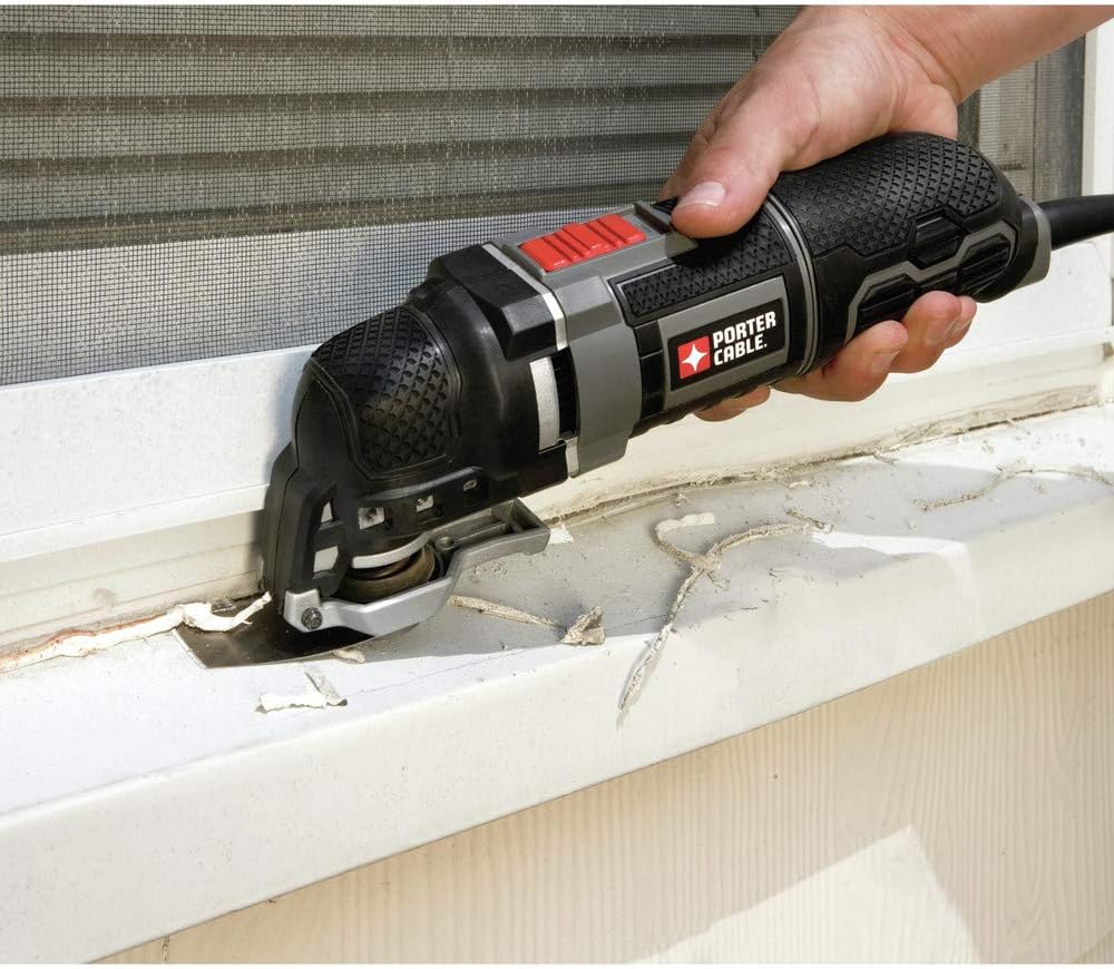 PORTER-CABLE Oscillating Tool Kit with 31-Piece Accessories, 3-Amp (PCE605K)