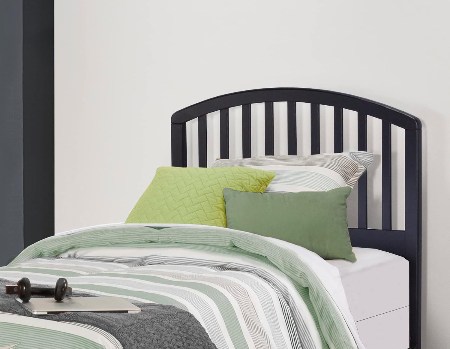 Hillsdale Carolina Headboard, Bed Frame Not Included, Twin, Black