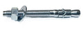 MIGHTY FASTENERS Zinc-Plated Steel Wedge Anchors, 1' X 12' - Heavy-Duty Mounting Bolts for Concrete - 25 Pack
