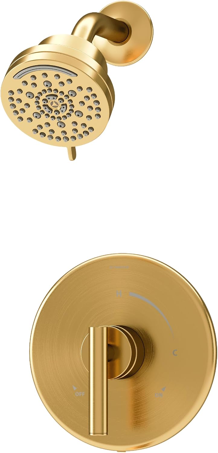 Symmons Dia HydroMersion Multi Spray Single Handle Shower Trim Kit with Escutcheon - 2.0 GPM