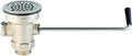 T&S Brass B-3950-VR Waste Drain Valve, Twist Handle, 3-1/2-Inch X 2-Inch and 1-1/2-Inch Adapter, VR Flat Strainer