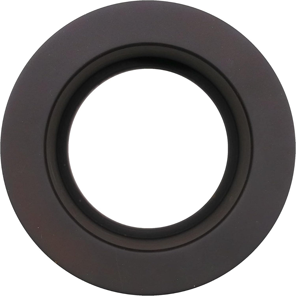 Westbrass CO2185-12 Combo Pack 3-1/2' Post Style Large Kitchen Sink Basket Strainer and Waste Disposal Drain Flange with Stopper, Oil Rubbed Bronze