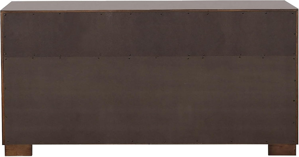 Coaster Home Furnishings Jessica Contemporary 4-Piece Bedroom Set Queen Size LED Storage Bookcase Bed Frame 47-inch Headboard Cappuccino 200719Q-S4