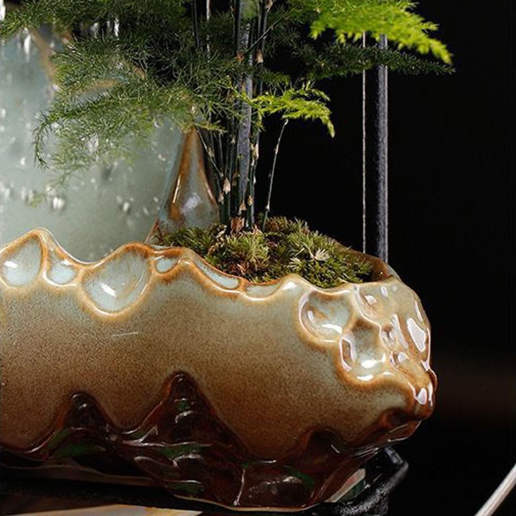 GUERNSEY Tabletop Fountain Chinese Style Simple Water Ornaments Creative Simple Porch Decoration Ornaments Office Desktop Fountain Ornaments Indoor Waterfall Feature Indoor Fountain