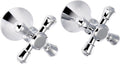 Delta Cassidy Chrome Cross Roman Tub Faucet Handle Set of 2, Chrome H695