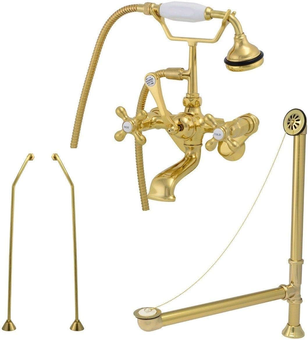 Vintage Tub & Bath Tub Wall Mount Tub Faucet Set