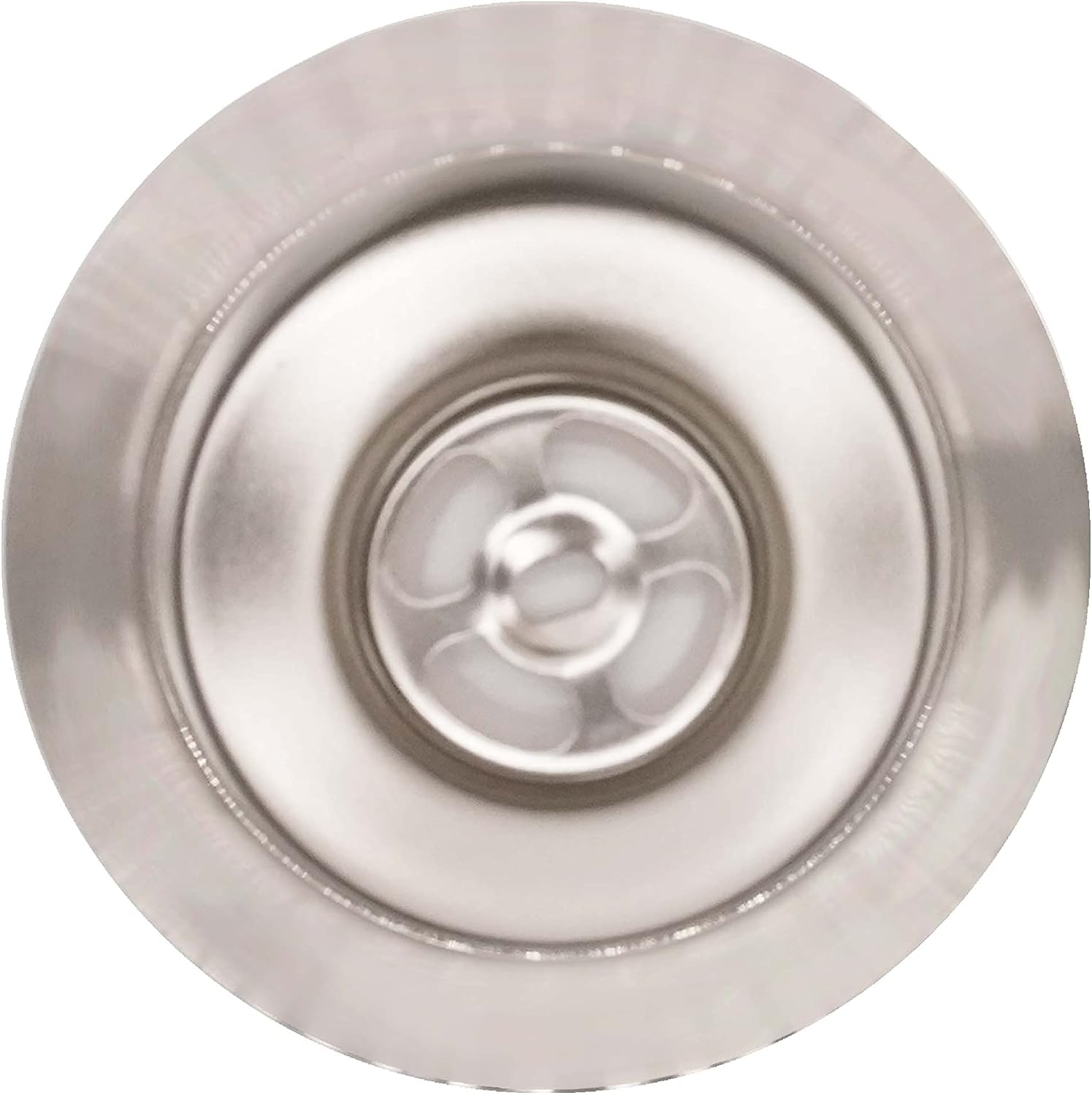 Westbrass CO2185-20 COMBO PACK 3-1/2' Post Style Large Kitchen Sink Basket Strainer and Waste Disposal Drain Flange with Stopper, Stainless Steel
