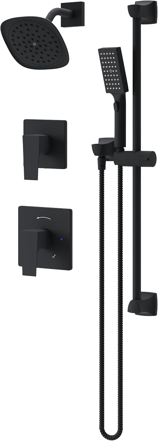 Verity HydroMersion Double Handle Shower Trim Kit with Hand Spray