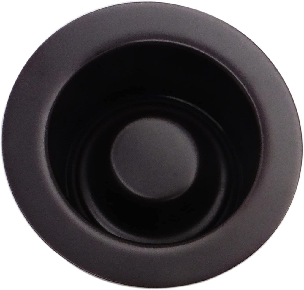 Westbrass CO2185-12 Combo Pack 3-1/2' Post Style Large Kitchen Sink Basket Strainer and Waste Disposal Drain Flange with Stopper, Oil Rubbed Bronze