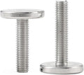 Screw Rivets Square nuts bolts, Round Head Bolts1-5pcs M2.5 M2 M3 M4 M5 M6 304 Stainless Steel One-Word Slot Extra Large Flat Head Slotted Screw Flat Round Head Bolt