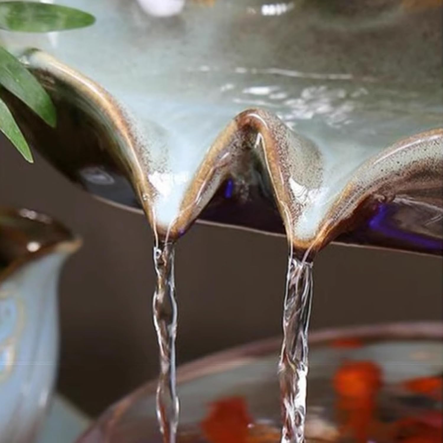 Desktop Fountain Chinese Style Circulating Water Fish Tank Decoration Living Room Office Desktop Humidifier Water Dispenser Tabletop Fountain