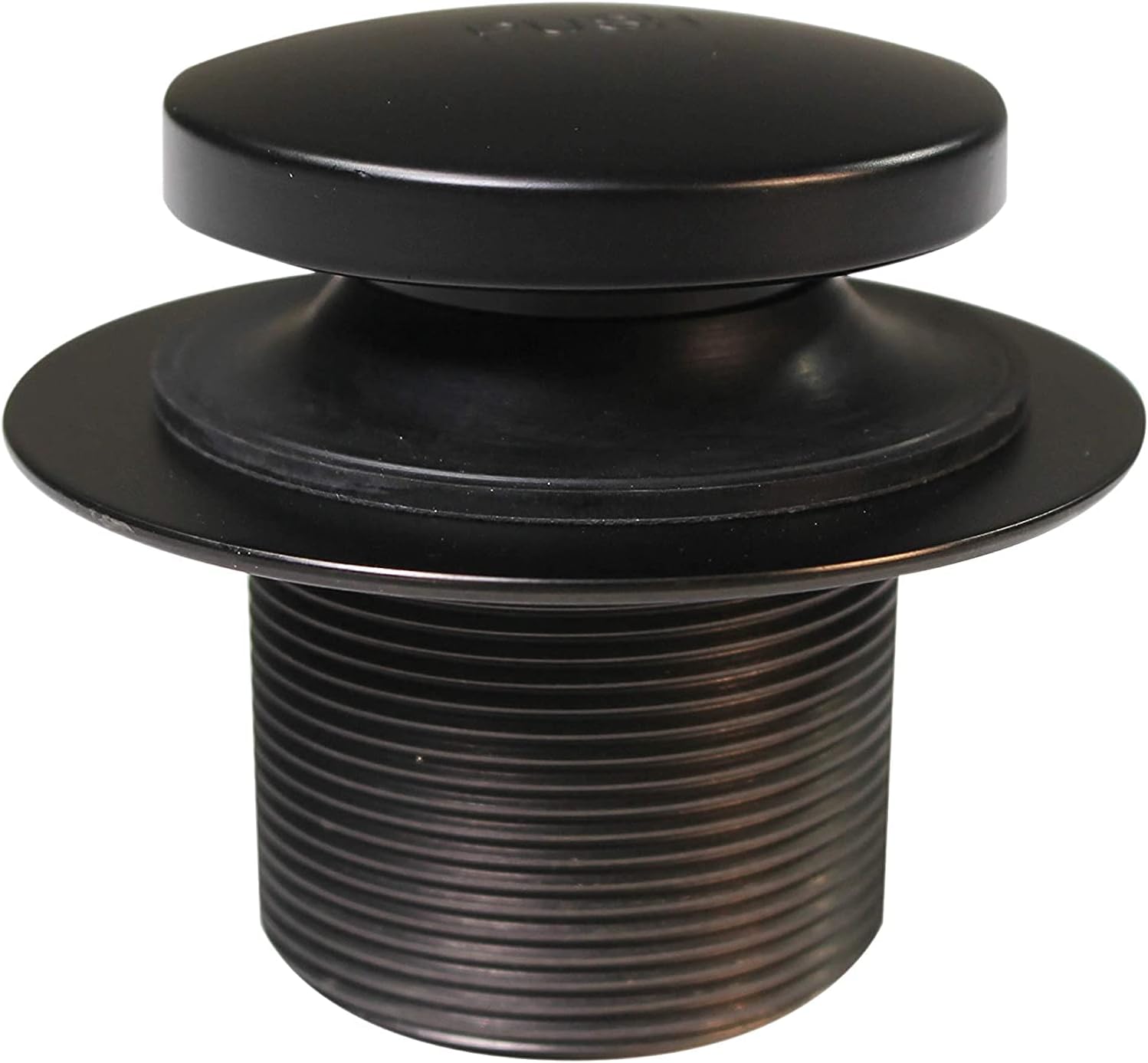 Westbrass D93K-50-12 Universal Fine or Coarse Thread Replacement Bathtub Tip-Toe Drain Plug with 2-Hole Faceplate, 50-Pack, Oil Rubbed Bronze, 50 Count