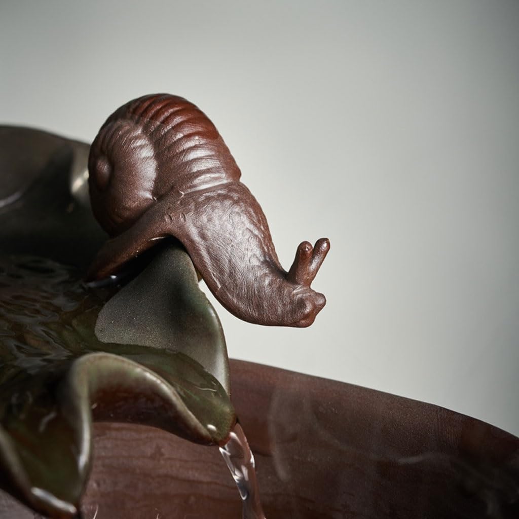 GUERNSEY Tabletop Fountain Chinese Style Backflow Incense Home Living Room Desktop Ornaments Indoor Circulating Water Desktop Fountain Ornaments Tabletop Fountains Indoor Fountain