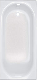 American Standard 2392202.020 Princeton 60 in. x 30 in. Americast Above-Floor Rough-In Bathtub with Left Drain and Built-In Overflow, White