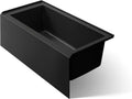 Kohler 1956-RA-7 Underscore® 60' x 30' alcove bath right drain, Black Black
