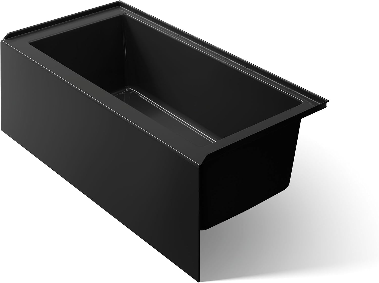 Kohler 1956-RA-7 Underscore® 60' x 30' alcove bath right drain, Black Black