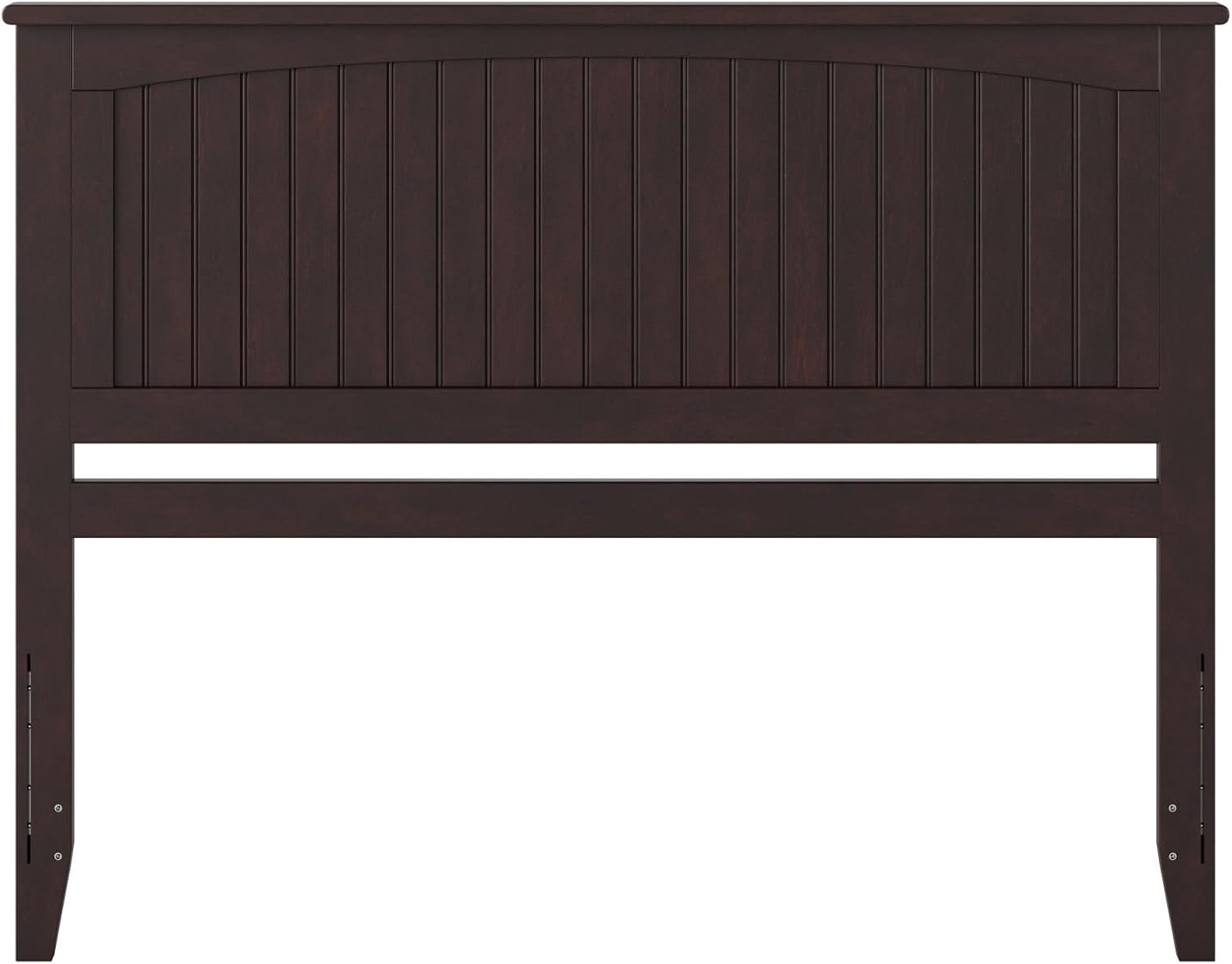 AFI, Nantucket Queen Solid Wood Panel Headboard, Espresso