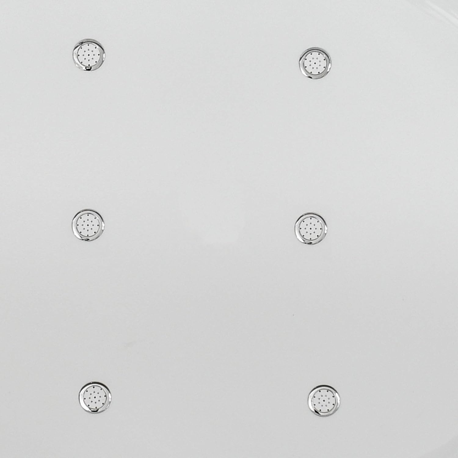WOODBRIDGE 67' Air Bubble Freestanding Bathtub with Chrome Overflow and Drain,Black Air Bubble Tub