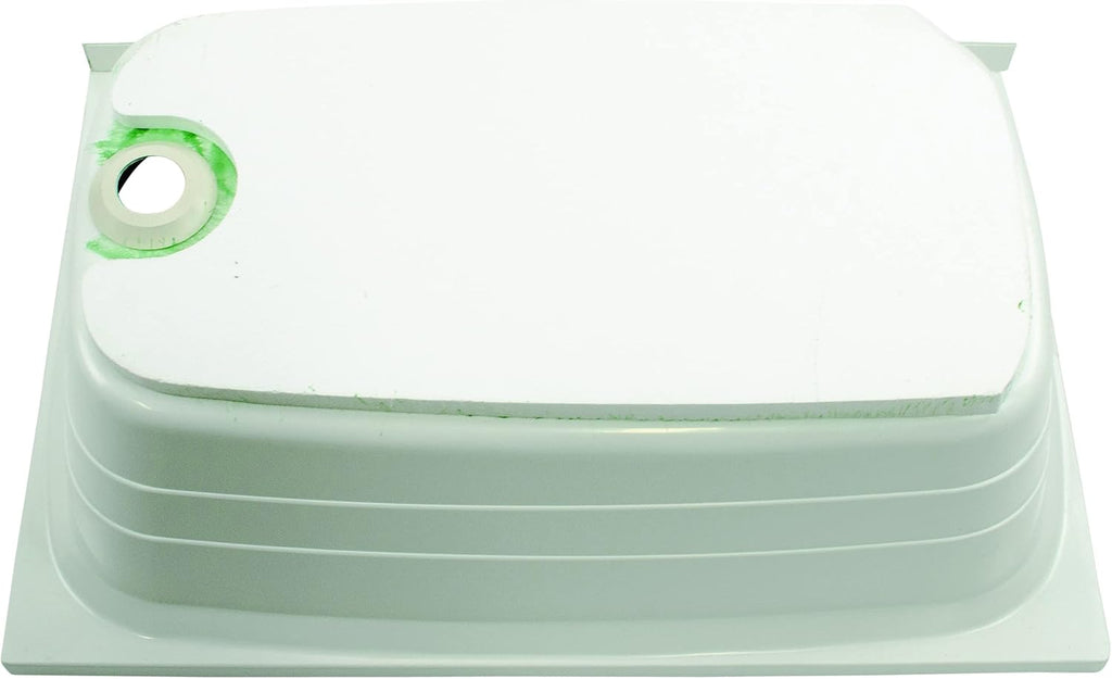 Lippert Replacement 24' x 36' White Bathtub with Left Drain, Scratch-Resistant ABS Acrylic for RVs, Travel Trailers, 5th Wheels, Motorhomes - W2436LHSPK