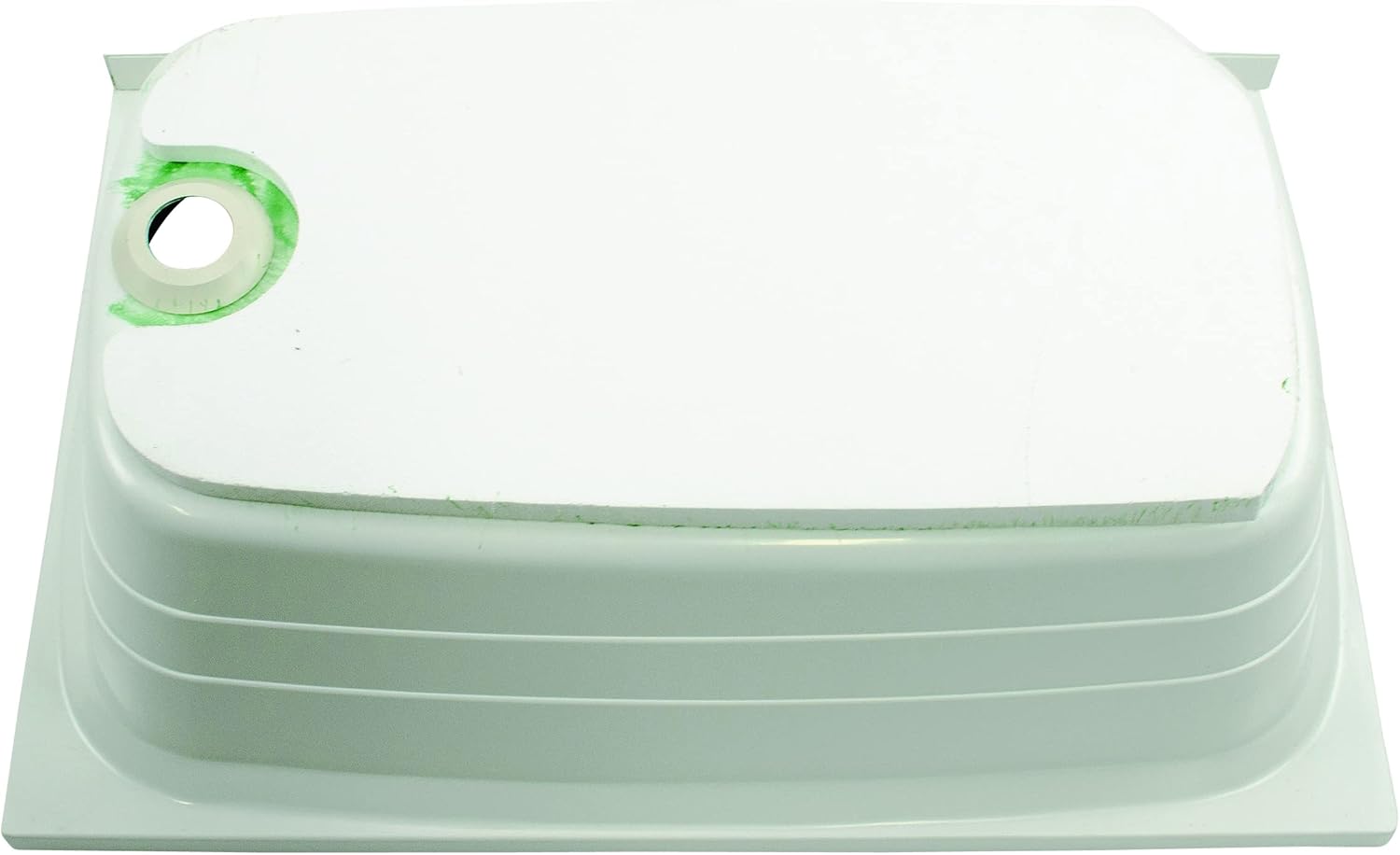 Lippert Replacement 24' x 36' White Bathtub with Left Drain, Scratch-Resistant ABS Acrylic for RVs, Travel Trailers, 5th Wheels, Motorhomes - W2436LHSPK