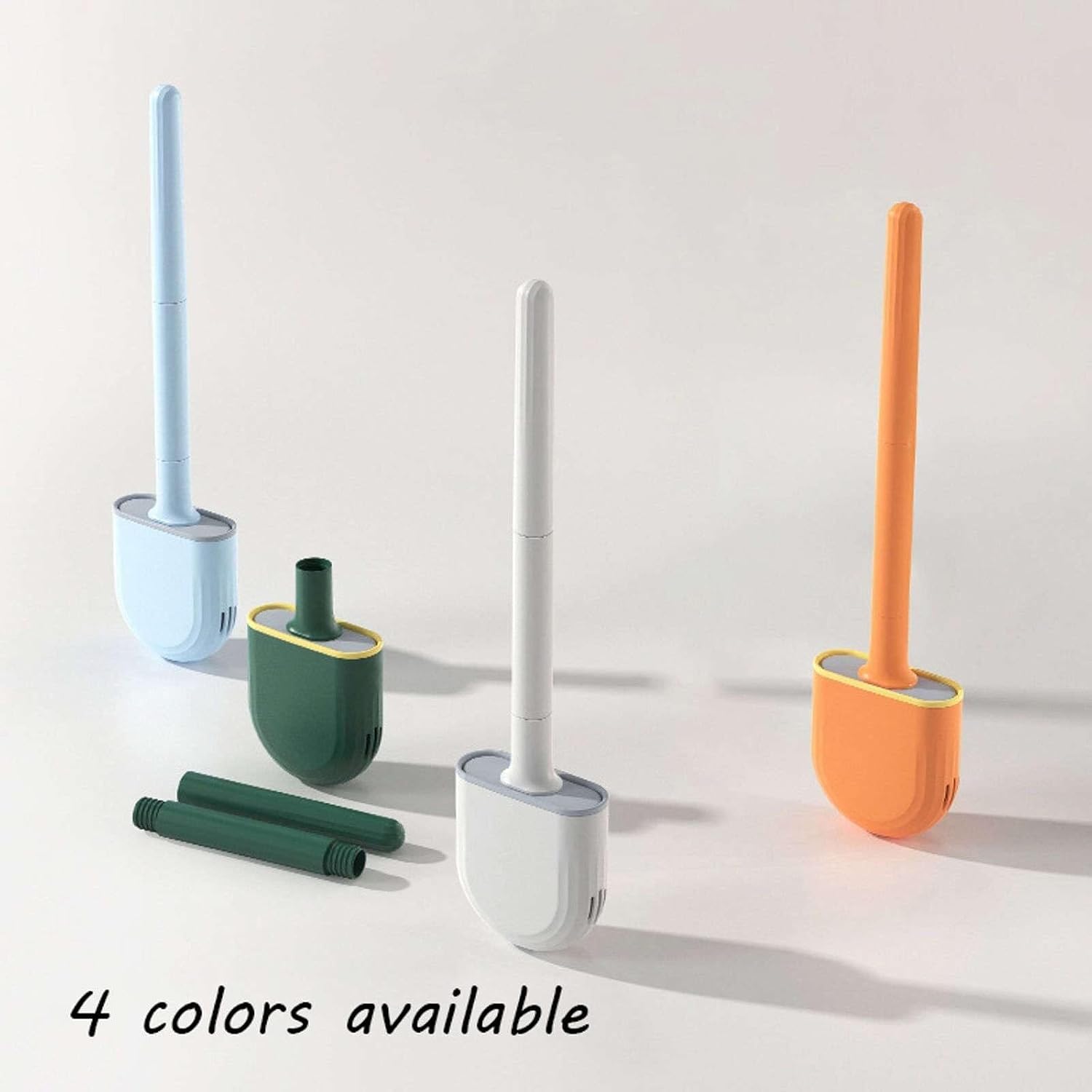 ESHINEDE Brush Toilet Brush Toilet Brush and Holder Set, Bathroom Toilet Brush and Holder,Wall Mounted,Toilet Bowl Cleaner Brush,Quick-Drying,Toilet Brush Set,for Bathroom Cleaning(Gold)